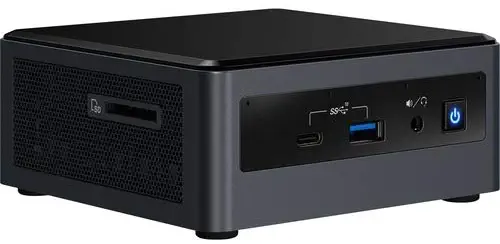 Intel NUC 10 Performance NUC10i5FNHJA Desktop Computer - Core i5 i5-10210U - 8 GB RAM - 16 GB Optane Memory - 1 TB HDD - Mini PC - Windows 10 Home 64-bit - Intel UHD Graphics - Wireless LAN - Bluetoot