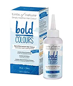 Tints of Nature Bold Blue - Semi Permanent Natural Hair Dye, Single