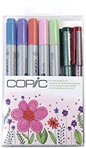 Copic Marker Doodle Kit, Nature (DKNAT)