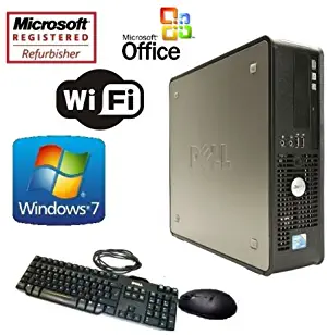 Dell Optiplex 780 SFF Wifi Desktop PC Bundle - Intel Fast & Efficient Core 2 Duo @ 3.0ghz - 1TB Hard Drive - Loaded 16gb RAM - Windows 7 Professional 64-bit - Dual Video Output - 1 Year Warranty