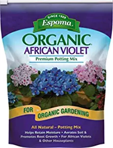 Espoma AV4,Organic African Violet Potting Mix, 4-Quart