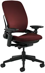 Steelcase Leap Burgundy Fabric Chair