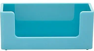 Poppin Business Card Holder (aqua)