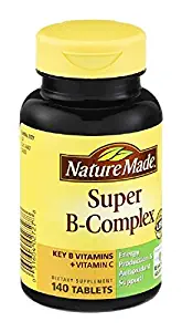 Nature Made Super B Complex Tablets, 140 Count (Pack of 3)