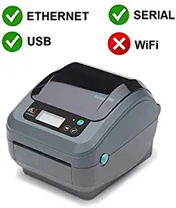 Zebra GX420D with Display, Thermal Label Barcode Printer, USB/Ethernet/Serial Connectivity, GX42-202410-000 (Renewed)