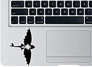 Decal Sticker-Toothless Sticker Hiccup Decal Decal for Laptop MacBook Apple Keyboard How to Train Your Dragon Vinyl Sticker-Custom Color-[kbms0119]