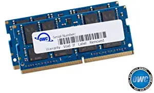 OWC 32.0GB (2 x 16GB) 2666MHz DDR4 PC4-21300 SO-DIMM 260 Pin Memory Upgrade, (OWC2666DDR4S32P), for 2019-2020 27 inch iMac (iMac19,1 iMac20,1 iMac20,2) and PC laptops