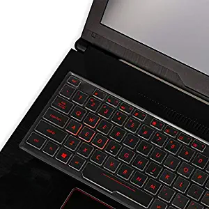 Leze - Keyboard Skin Cover Compatible with 17.3'' ASUS ROG Strix Scar 17 G732 G712 Gaming Laptop - TPU
