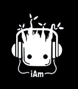 Legacy Innovations I Am Groot White Decal Vinyl Sticker|Cars Trucks Vans Walls Laptop| White |5.5 x 4.5 in|LLI606