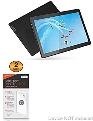 Lenovo Smart Tab M10 Wi-Fi Screen Protector, BoxWave® [ClearTouch Anti-Glare (2-Pack)] Anti-Fingerprint Matte Film Skin for Lenovo Smart Tab M10 Wi-Fi