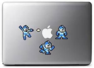 Retro 8-Bit Mega Man (Multi-pack) Decals for MacBook, iPad Mini, iPhone 5S, Samsung Galaxy S3 S4, Nexus, HTC One, Nokia Lumia, Blackberry