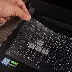 Leze - Keyboard Skin Cover Compatible with 15.6'' ASUS ROG Strix Scar 15 G532 G532LWS, Strix G512 Gaming Laptop - TPU