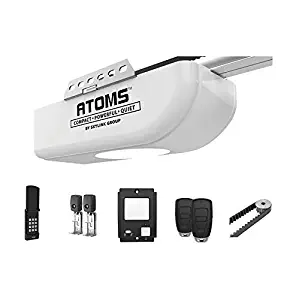 ATOMS AT-1622BK By Skylink 1/2HPF Garage Door Opener with Extremely Quiet DC Motor, Belt Drive