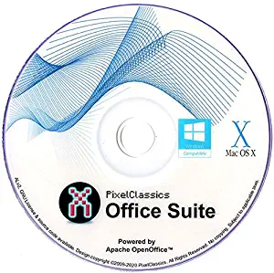 Office Suite Software 2020 Microsoft Word 2019 2016 2013 2010 2007 365 Compatible CD Powered by Apache OpenOffice for PC Windows 10 8.1 8 7 Vista XP 32 64 Bit & Mac -No Yearly Subscription PC/Mac OS X