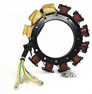 JETUNIT Outboard Stator For Mercury 25-30-40HP 16AMP 2/3 Cyl 398-852386A 4,398-852386T 4,398-852386T6 174-2386