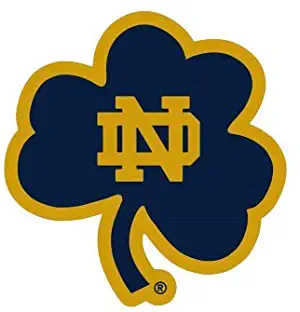 WinCraft Notre Dame Fighting Irish Shamrock 4" x 4" Perfect Cut Die Cut Decal