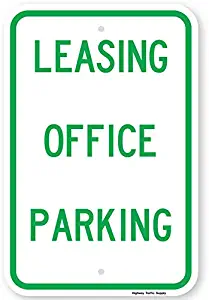 Tamengi Leasing Office Parking Sign