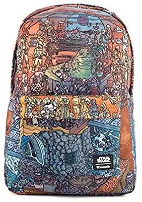 Loungefly Star Wars Jabba's Palace Backpack Pencil Case Set - EE Excl.