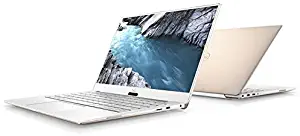 Dell XPS 9370 Laptop, 13.3" UHD (3840 x 2160) InfinityEdge Touch Display, 8th Gen Intel Core i7-8550U, 8GB RAM, 256 GB SSD, Fingerprint Reader, Windows 10, Rose Gold