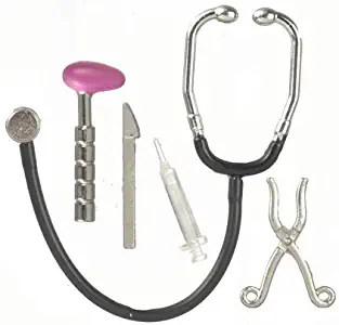 Melody Jane Dollhouse Accessory Doctors Set Stethoscope Injection Scissors Knee Hammer