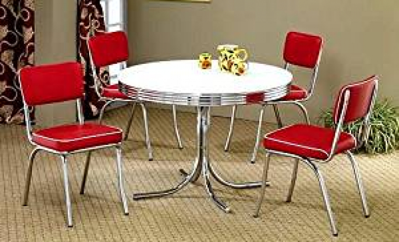 Best chrome kitchen table and chairs
